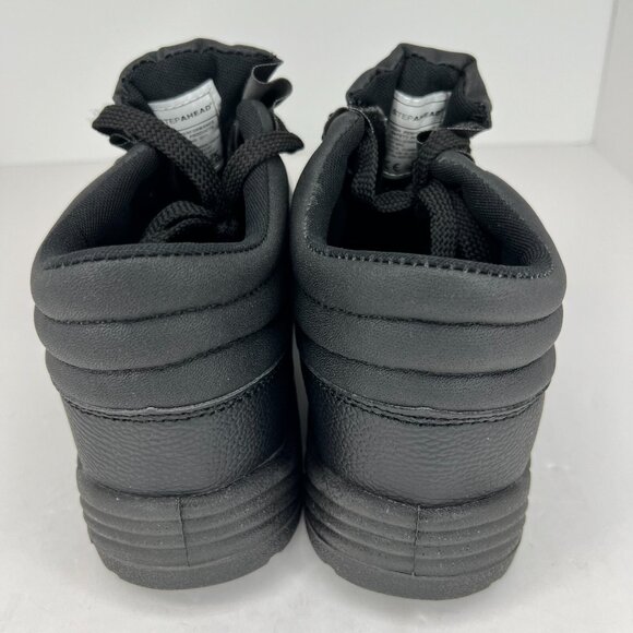 Stepahead Mens ENFW1 Cumbria Black Leather Lace Up Ankle Size 12 Safety Boots - Picture 5 of 9
